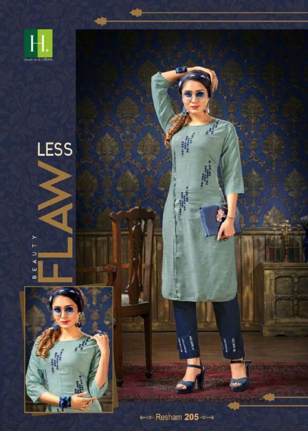 Hirwa Resham Vol 2 Silk Designer Exclusive Kurti pent collection